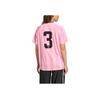 Adidas Originals Ss25 Beads Jersey Loose Fit V-Neck Short Sleeve Soccer Shirt Women Tops Pink Light-Pink KD2272