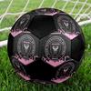 Inter Miami CF Soccer Ball Colorful All Ages Machine Stitched PVC Competition Ready Durable High-Bounce.SIZE5