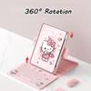 Hello Kitty Tablet Case with Wireless Keyboard Set for Ipad 11th A16 Air7/6 Pro 11in 10th 10.9 Air4 5 9th 10.2in Rotatable Case