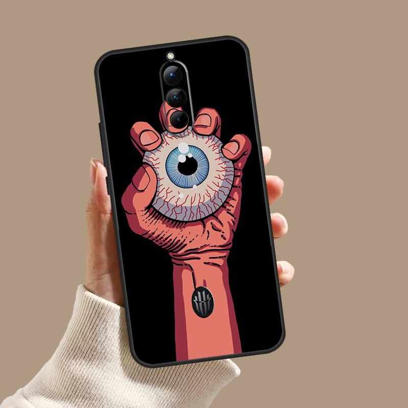 Monster-Auge Hülle mit Griff für ZTE Nubia Red Magic 11 10S 9S 8S 8 9 10 Pro Plus 6 7 6S 7S Pro 5G 6R 10 Air Cover