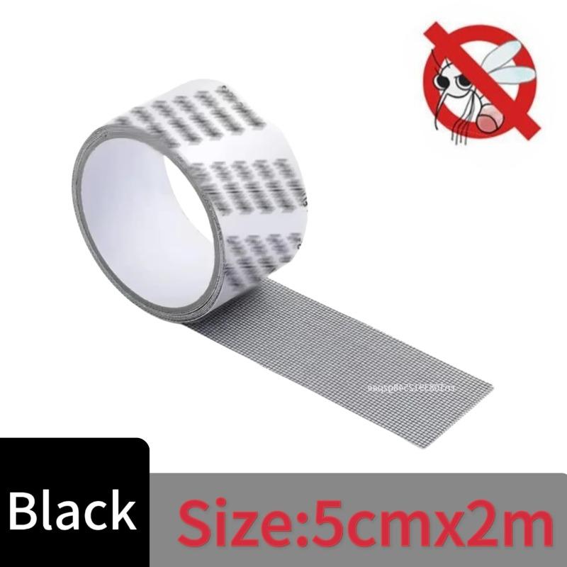 

1-4PCS Window Screen Repair Tape Self Adhesive Mesh Tape Net Door Fix Patch Anti Insect Mosquito Mesh Broken Holes Repairing 1pcs чёрный