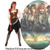 High-quality Caribbean Pirate Costume For Men And Women Captain Jack Sparrow Cosplay