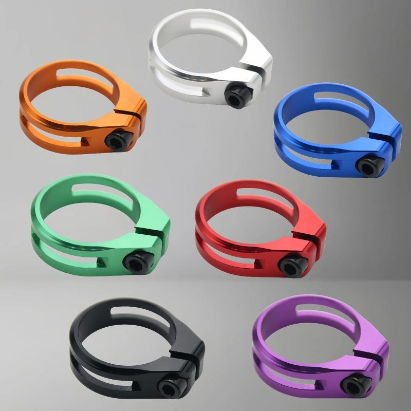 Bicycle Seat Post Clamp 31.8mm Highway Bicycle Seat Tube Clamp Ultra Light Mountain Bicycle Seat Tube Bicycle Accessories