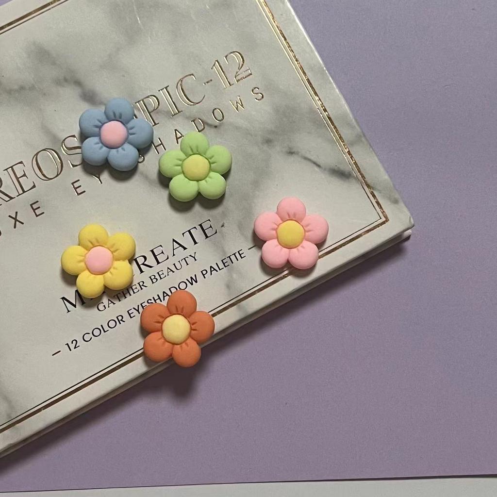 5pcs Daisy Sunflower Magnetic Refrigerator Stickers Can Be Used for Whiteboard, Office, Home Decoration