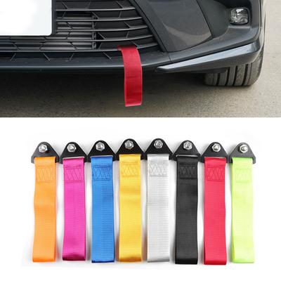 High-Strength Nylon Trailer Ropes Universal Auto Tow Ropes Auto Trailer Ropes Car Racing Tow Strap Bumper Trailer Towing Strap