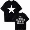 Kanye West Live At Gelredome 2026 Koncert T-shirt Herre Dame Harajuku Kortærmet Fan Gave