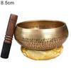 Nepal Tibet Buddha Music Therapy Relaxation Heal Singing Bowl Wood Stick Decor