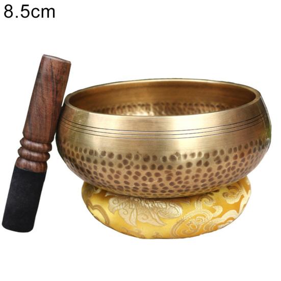 Nepal Tibet Buddha Music Therapy Relaxation Heal Singing Bowl Wood Stick Decor