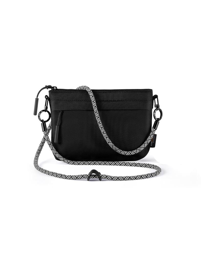 Shoulder YKK and Shoulder Mini Shoulder Bag [project-cb] Bag, Crossbody, Small, CORDURA, Waterproof, Lightweight, Zipper, Women's Men's Pouch, (white