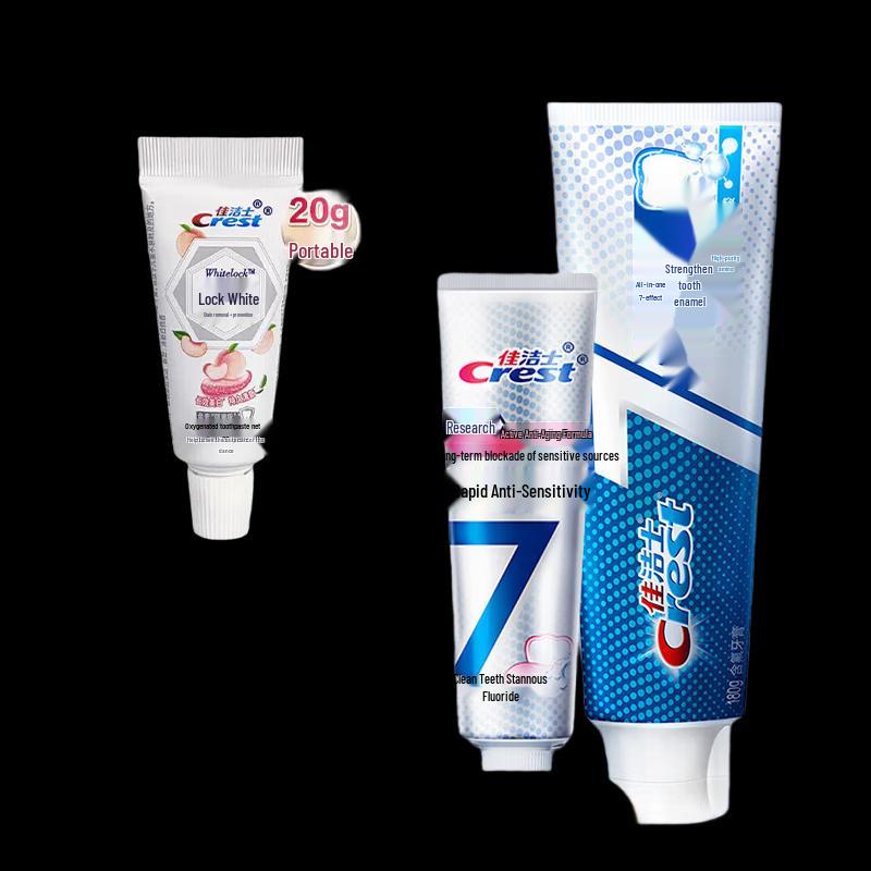 Crest Whitening & Oral Care Toothpaste Set