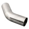 Silver Stainless Steel Elbow with 45 Degree Bending for Automotive Use