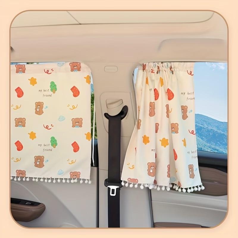 Car Sunshade With Suction Cups, Providing Heat Insulation And Uv Protection, Universal Type, Suitable For Summer Car Decoration.