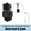For Bambu Lab A1/A1 Mini Hotend Kit Fast Speed Printing Head Assembly Thermistor Heater 0.2/0.4/0.6/0.8mm Hardened Steel Nozzle