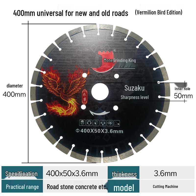 Diamond Saw Blade for Concrete, Stone, Marble & Cement - 300/400/500 mm