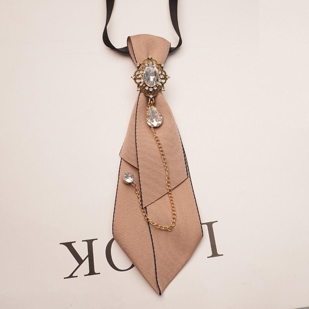 Choker Bow Tie Geometric Pre-tied Tie Fashion Zinc Zinc Alloy Rhinestone Necktie Cool Girls / Boys