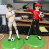 18cm Captain Tsubasa Animation Figure Ozora Tsubasa Action Figures Hyuuga Kojirou/Wakabayashi Genzou Figurine Collector Miniature Playthings