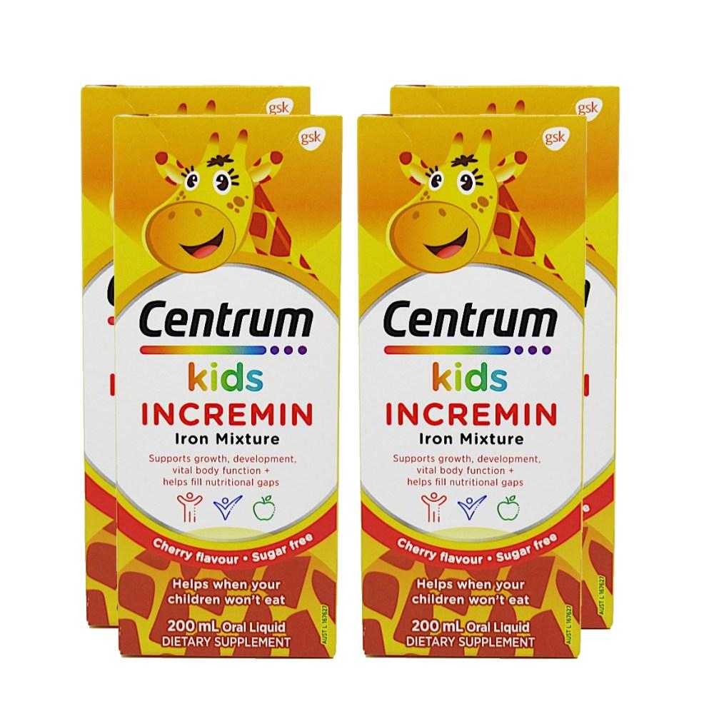 Centrum Kid Incremin Syrup 200ml 4 pcs