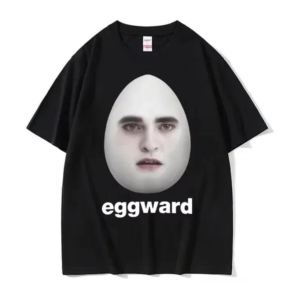 Maglietta Divertente Meme Uovo Caldo Crepuscolo Edward Cullen Parodia Maglietta Umoristica Donna Casual Manica Corta Magliette Top
