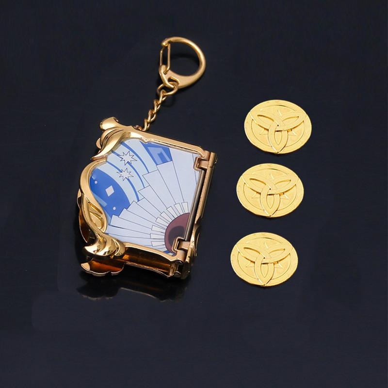 

Брелок Impact Genshin Джинн Гуннхильдр Гань Юй Кэцин Барбара Гуннхильдр The Widsith+3Coin