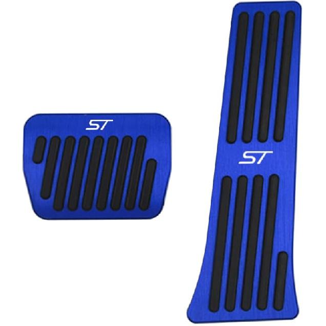 For Ford Explorer 2025 2024 - Aluminum Performance Pedals Set Non-Slip Accelerator And Brake Pedals Cover No Drill Brake Gas Accelerator Accessories