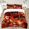 3pcs Horror Movie Characters Duvet Cover Set - Machine Washable, Includes 1 Duvet Cover and 2 Pillowcases, No Core Included yy251022215