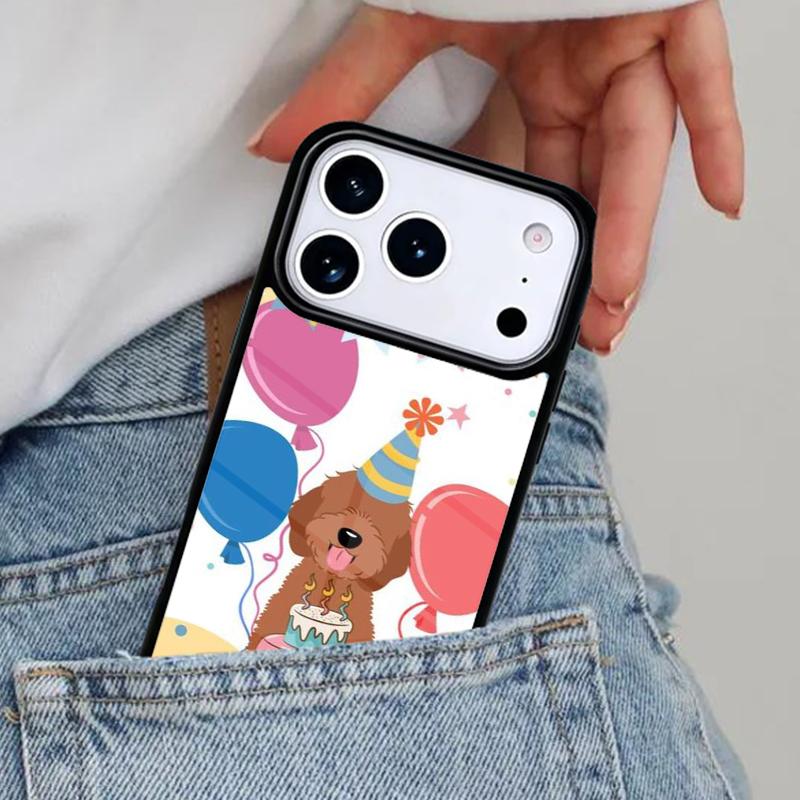 

Cartoon Cavoodle Cavapoo Phone Case for iPhone 16e 15 14 13 12 17 Pro Max Plus Air 17pro Cover Coque iPhone 15