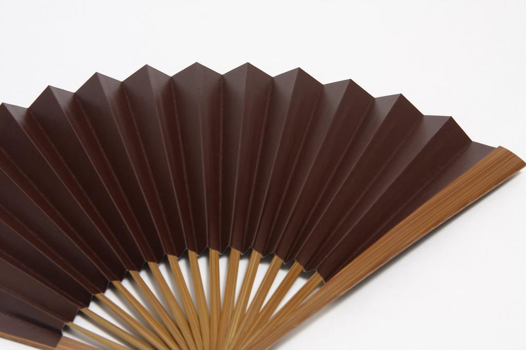 Large Size Folding Handcrafted by Kyoto with Fan In a Wooden [Hasegawa] Fan, Artisans, Case, Box, Brown.