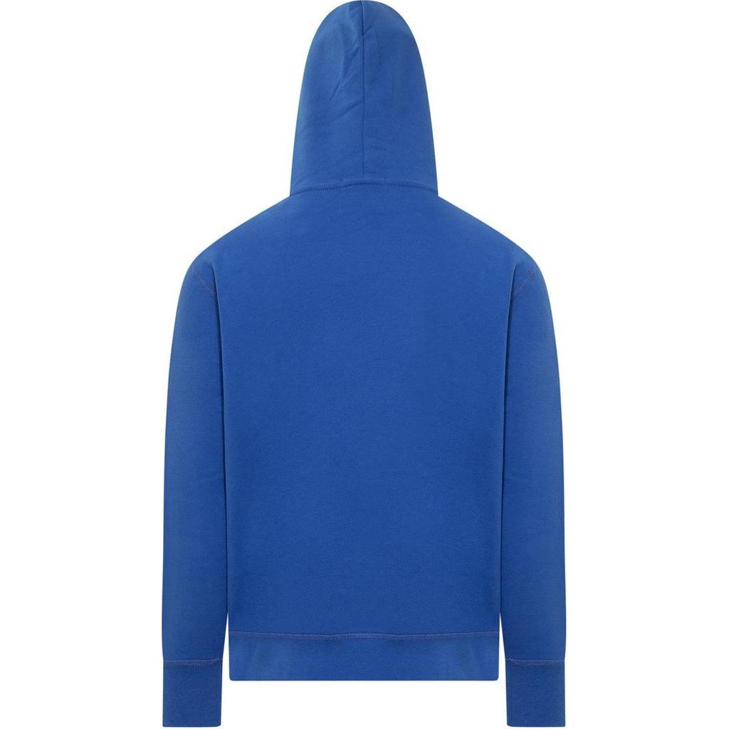 Polo Ralph Lauren Solid Color Hooded Pullover Long Sleeve Sweatshirt Men Sweatshirt Blue 710766778-084