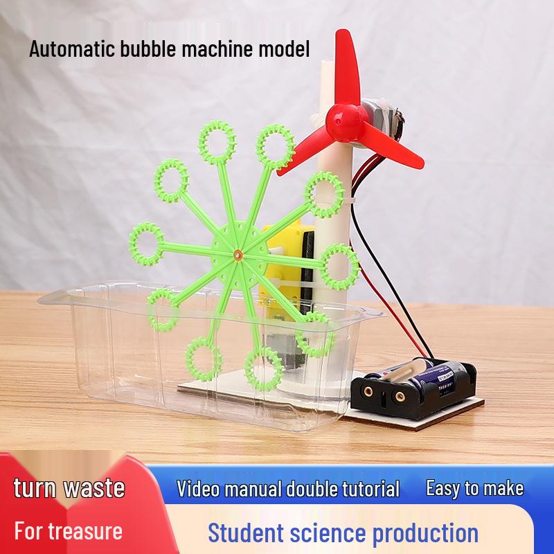 

Science Experiment Kit: Bubble Machine Educational Toy for Kids Ages 6-12