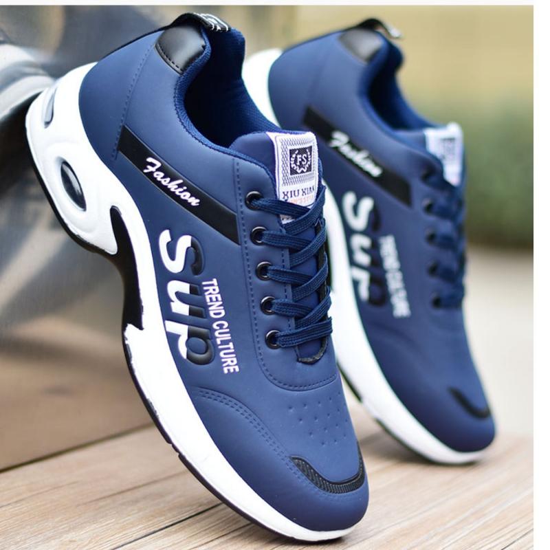 

Весенняя модная обувь 2024 Новая кожаная водонепроницаемая обувь Спортивная повседневная обувь для бега 44