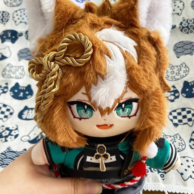 20cm Stuffed Genshin Impact Focalors Neuvillette Shikanoin Heizou Wriothesley Kaveh Kaeya Gorou Plush Dress-up Cotton Doll Toys