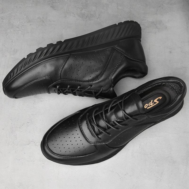 Модная повседневная обувь из натуральной кожи — фото 4