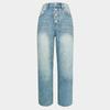 2023 Spring & Autumn Women's Casual Loose Slimming Straight-Leg Culottes Jeans