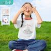 Xiaoyinman Girls' Summer Cartoon Print Cotton T-Shirt