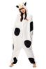 OLAOLA Dairy Cow Kigurumi Cute Adult Halloween Fluffy and Warm Flannel Pajamas for Room Perfect for Cold Unisex Pajamas, Costume, Wear, Weather, (Size