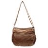 Messenger-Tasche aus gewaschenem Denim-Stoff, Mehrfachtaschen, leichte Stofftasche, verschleißfest, Retro, lässige Umhängetasche, Tragetasche mit großem Fassungsvermögen