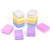 20Pcs Square Nail Sanding Sponge Buffers File Grinding Polishing Manicure Tools