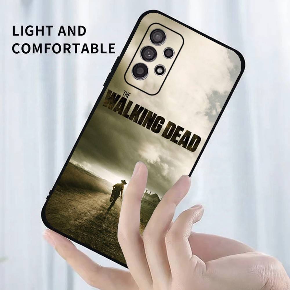 TWD T-The Walking Dead Phone Case For Samsung S25,S24,S23,S22,S21,S20,S10,Ultra,Plus,Lite,FE,Soft Silicone Black Cover