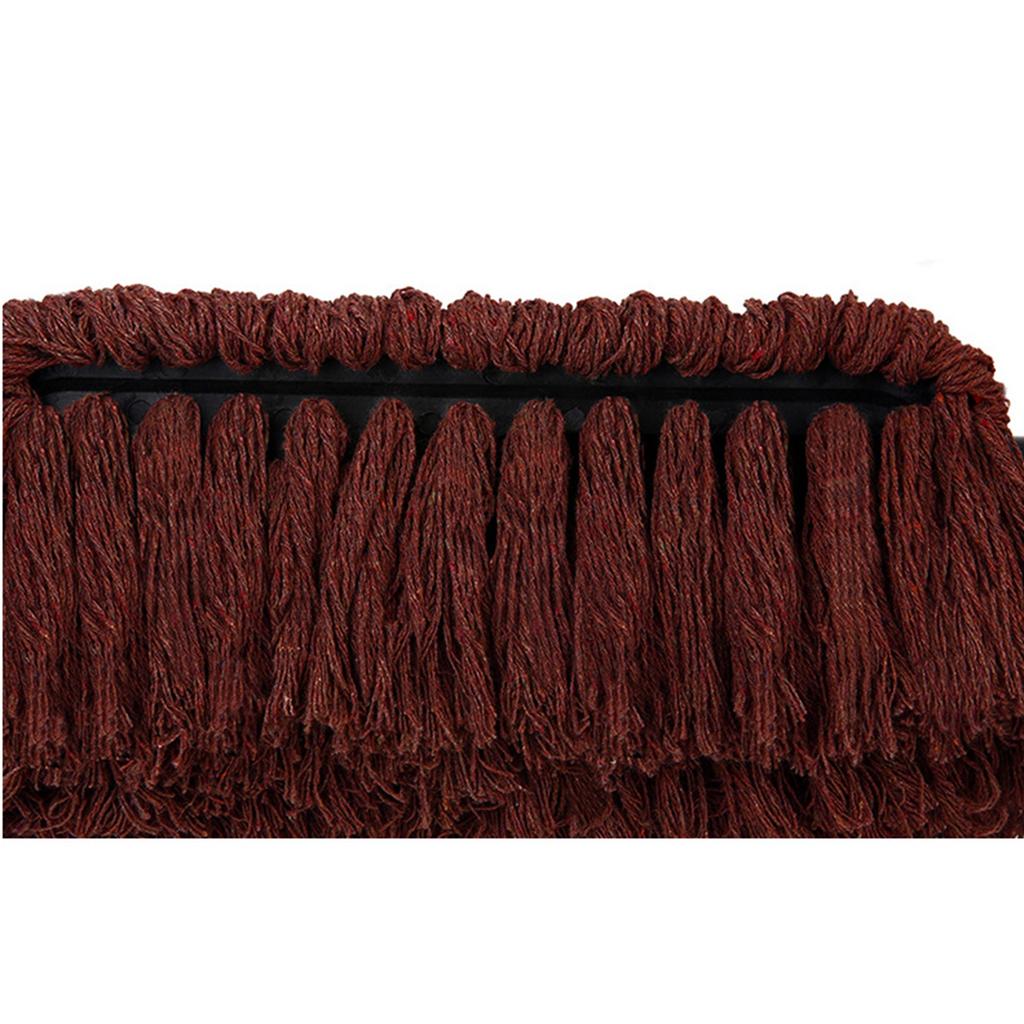 Car Duster Detailing Brush Scratch Free Washing Mop with Extendable Handle for Auto Exterior Interior Cleaning Brown