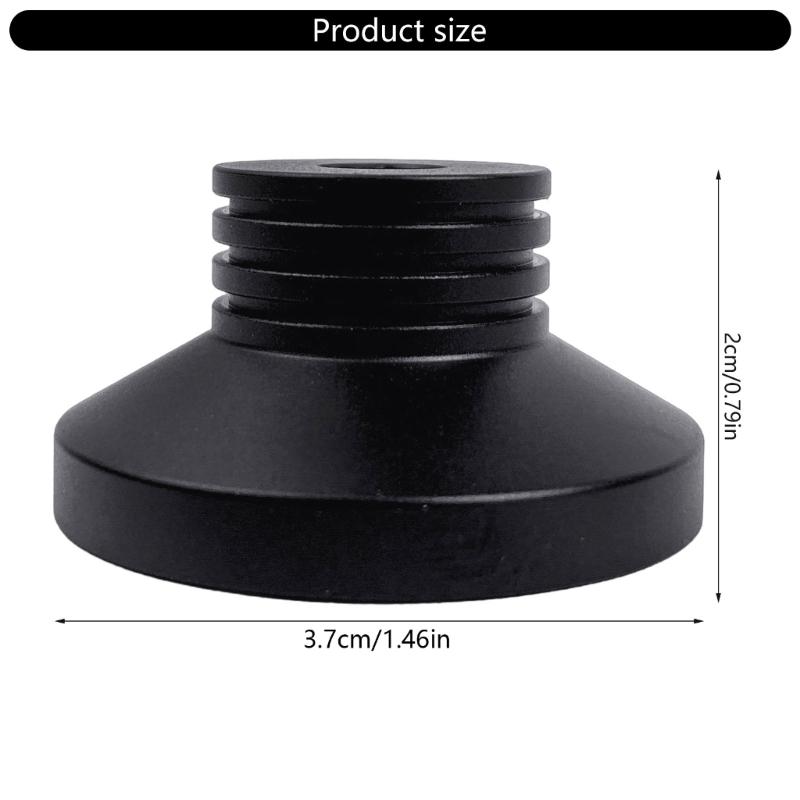 7-Zoll 45 U/min Vinyl Schallplattenadapter Metall Schallplattenstabilisatoren für überlegenes Audiophilen-Erlebnis