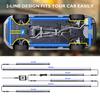 6PCS Flowing Color RGB LED Strip Under Car Neon Light 60*150 90*180 BT App Control Car Products