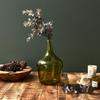 LARGE GREEN GLASS VASE Lerco Bonbon