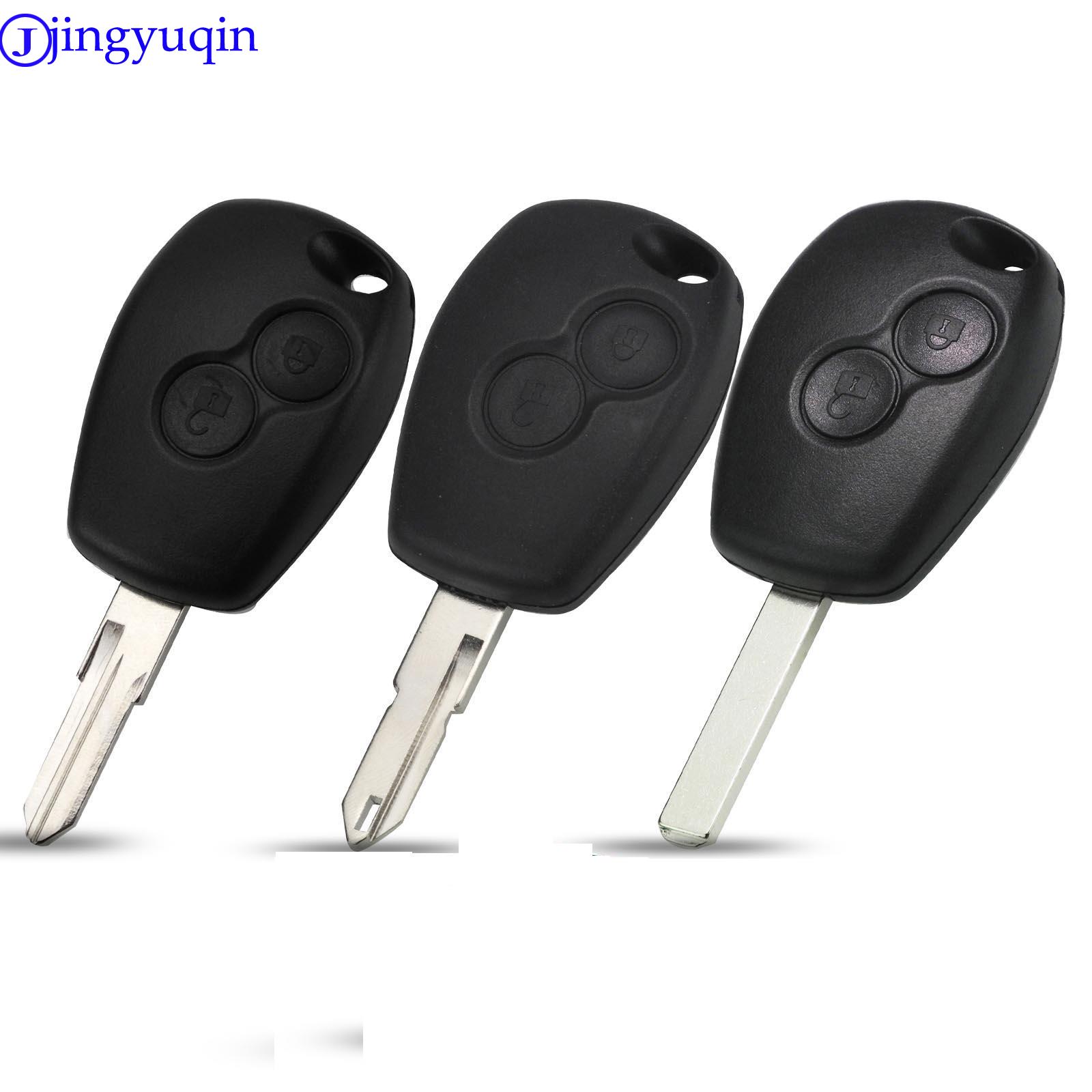 

jingyuqin Replacement Flip Folding 2 Buttons Remote Car Key Case Cover Key Shell For Renault Dacia Modus Logan Clio Espace сіро блакитний колір