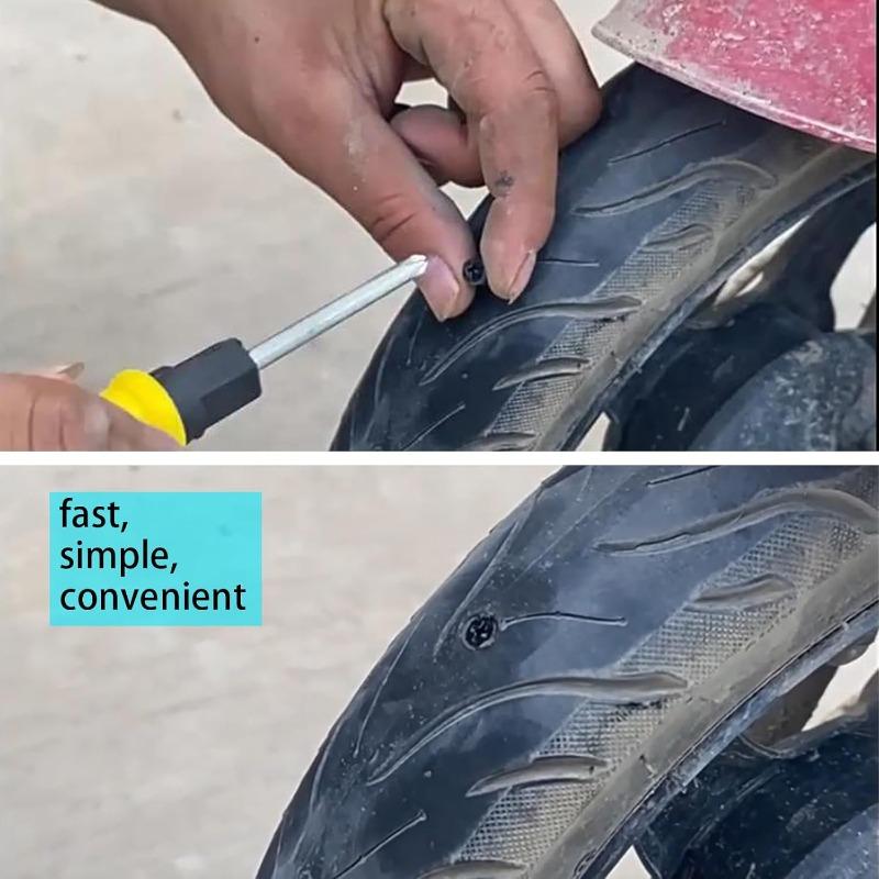 Universal Tire Repair Rubber Nails Fast Self-Service Tyre Puncture Repair Tools for Car Motorcycle E-Bike Auto Accessories