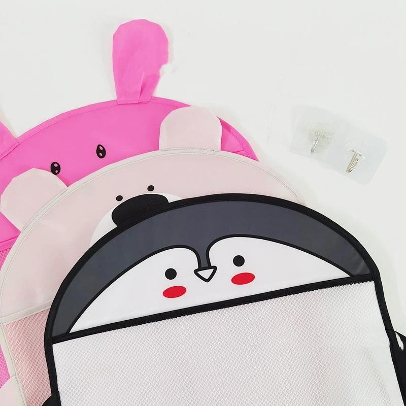 Mother Kids Baby Bath Toys Storage Bag Strong Suction Cups Bath Game Bag Bathroom Organizer Water Toys Storage Net Bag Baby Item