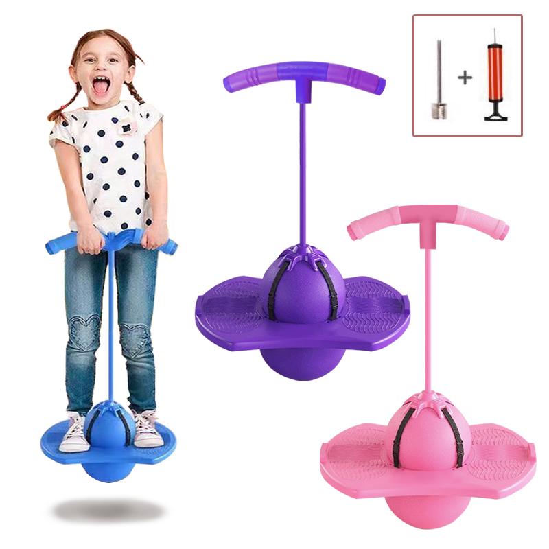 Bouncing Ball Frog Jump Long Height Exercise Equipment Increase High Jump Bouncing Ball Children's Balan Training Equipment