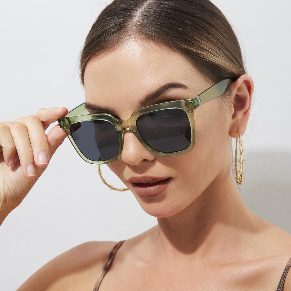 Fashion Square Sunglasses Women Designer Luxury Brand Cateye Female Sun Glasses Classic Vintage Eyeglasses UV400 Oculos De Sol
