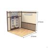 1/12 Display Backdrop Organizer Decoration Japanese Stylish Scene Showcase for Action Figures