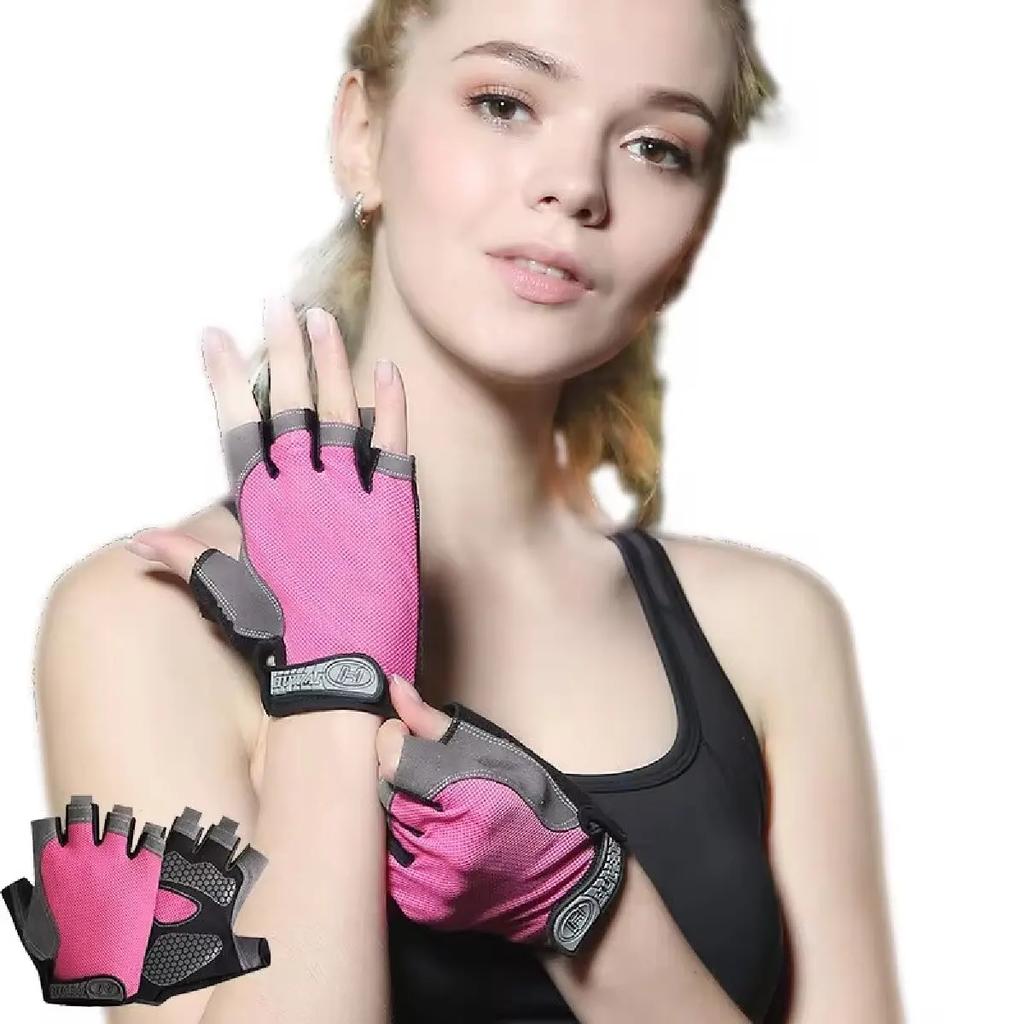 Atmungsaktive Anti-Rutsch-Halbfingerhandschuhe für den Sommer, Unisex Professionelles Fitnessgerät, Angel-, Radsport- und Outdoor-Sportarten Unverzichtbare fingerlose Handschuhe