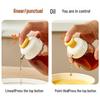 Press-Type Glass Oil & Vinegar Dispenser Bottle for Kitchen